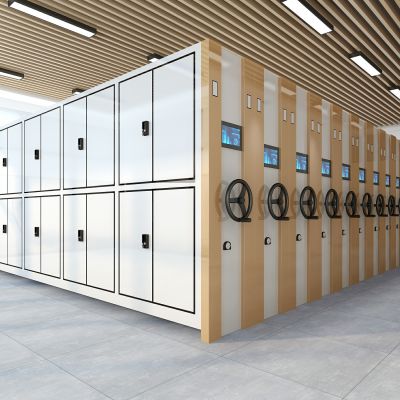 现代档案室文件柜