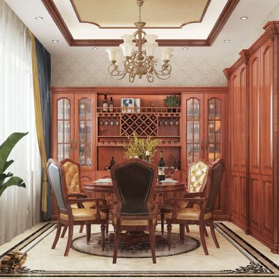 美式欧式餐厅餐桌椅