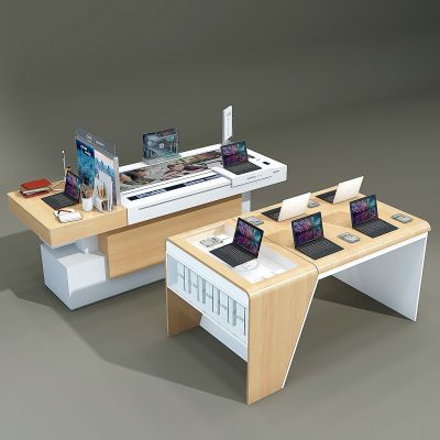 现代笔记本电脑展示台