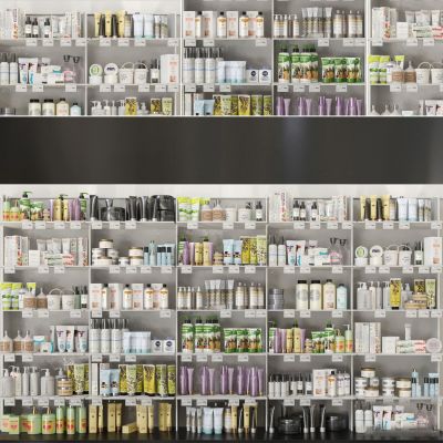 现代化妆品香水商展柜