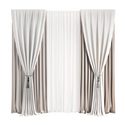 新中式窗帘布帘