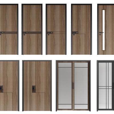 现代玻璃推拉门玻璃门