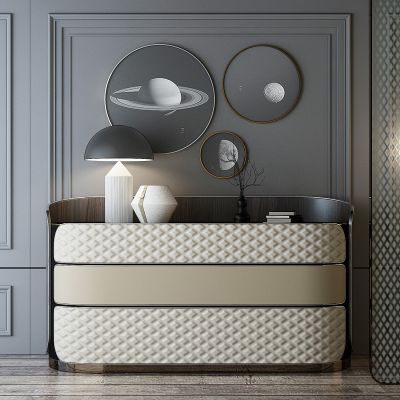 现代意大利轻奢边柜