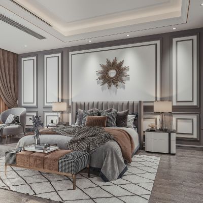 美式主卧室