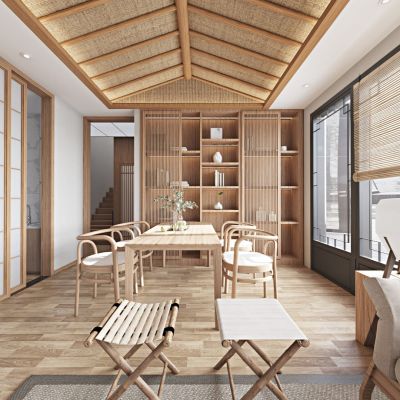 日式客厅餐厅