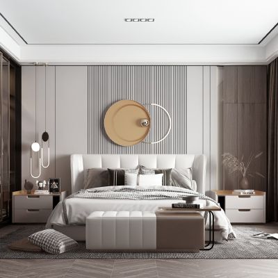 现代轻奢简欧式卧室