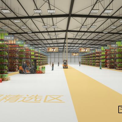 现代精品干果仓库