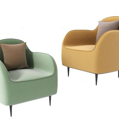 现代沙发椅3D模型