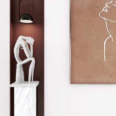 现代抽象雕塑摆件