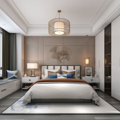 新中式卧室