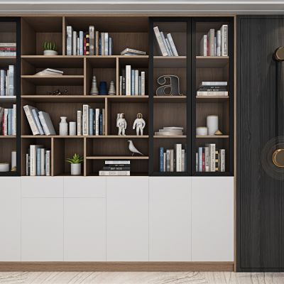 现代书柜