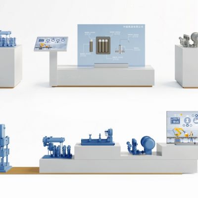 现代工业设备展台