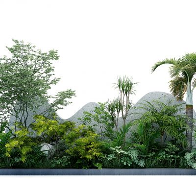 现代景观小品绿植植物