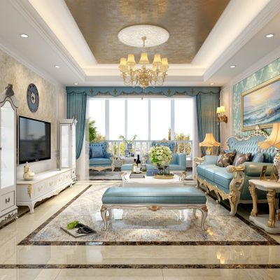 法式欧式客厅