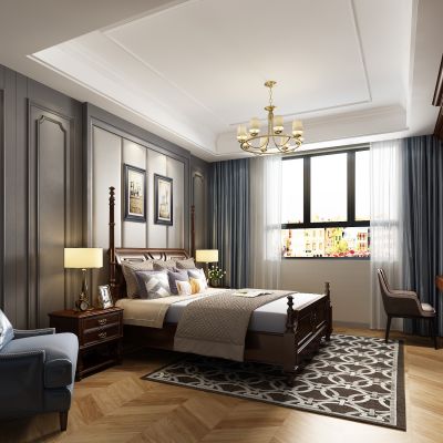 美式卧室