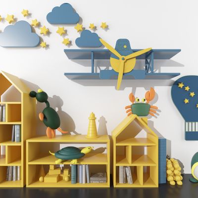 现代儿童玩具柜