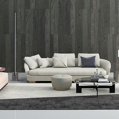 现代意大利布艺沙发