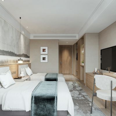 现代新中式酒店客房