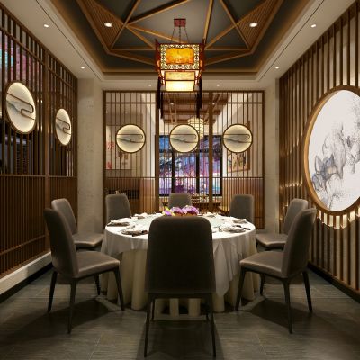 现代柴火鸡小餐馆包房