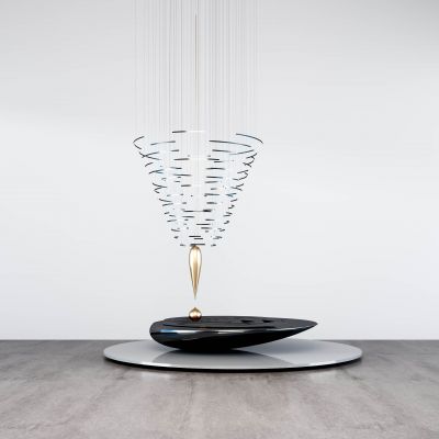 现代水滴景观装饰装饰摆件