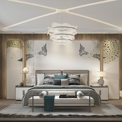 现代卧室主人房