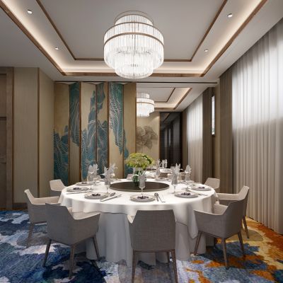 现代餐厅包厢
