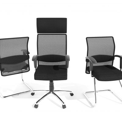 现代布艺透气办公椅