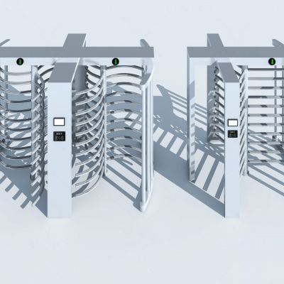 现代火车站汽车站单向安检入口闸机