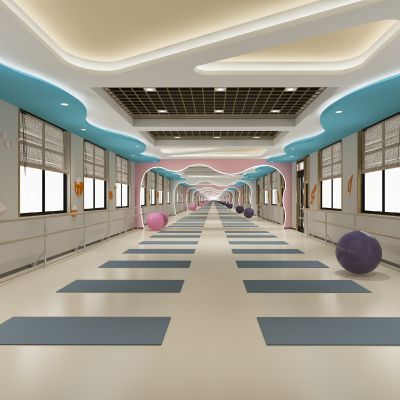 现代幼儿园舞蹈教室