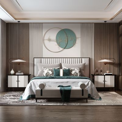 新中式卧室