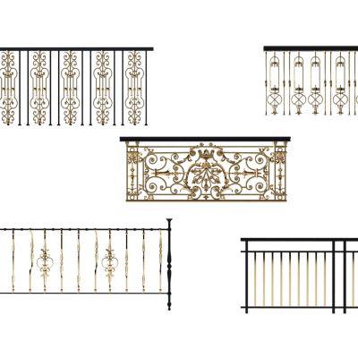 欧式铁艺雕花护栏