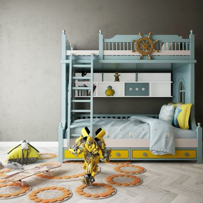 现代欧式儿童上下床