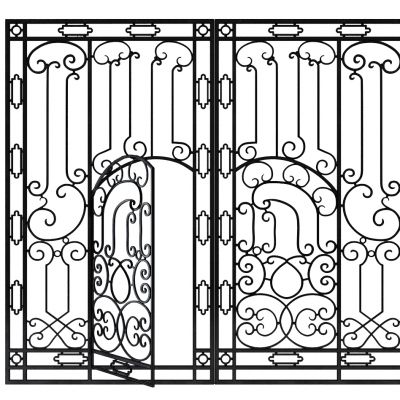 现代铁艺大门