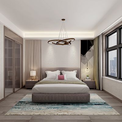现代卧室
