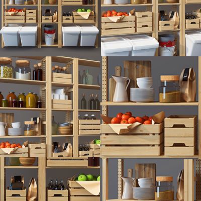 现代厨房调味品