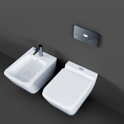 现代马桶座便器组合