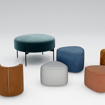 现代沙发凳脚踏