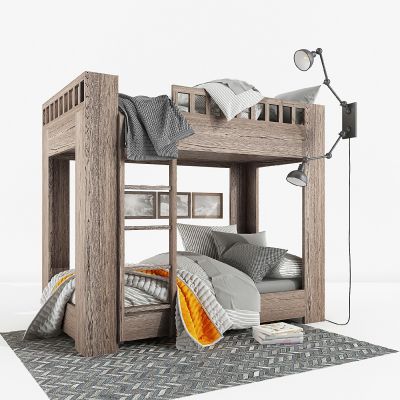 北欧儿童双层床