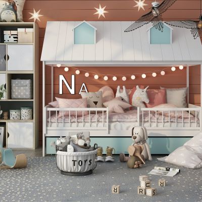 现代儿童床玩具