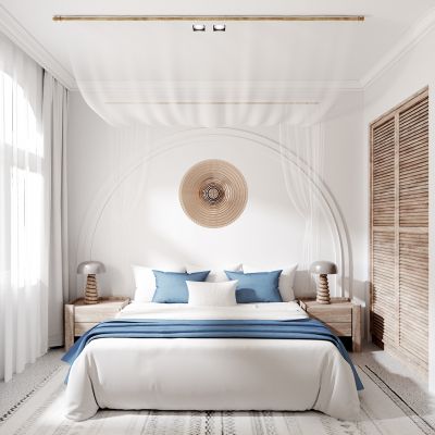 现代法式主卧室