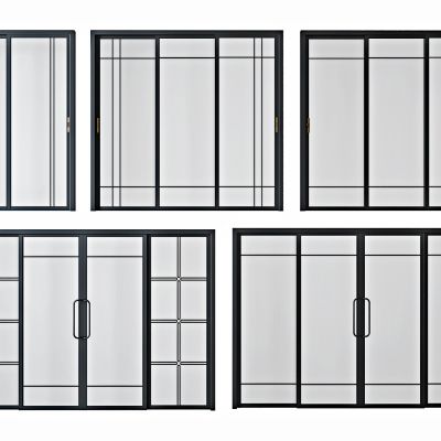 现代玻璃门推拉门厨房门