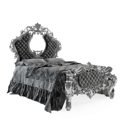 欧式雕花双人床