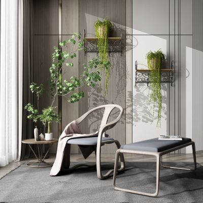 北欧现代单人椅休闲椅