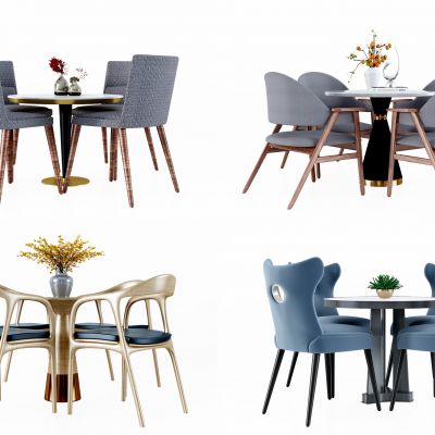 现代休闲桌椅组合