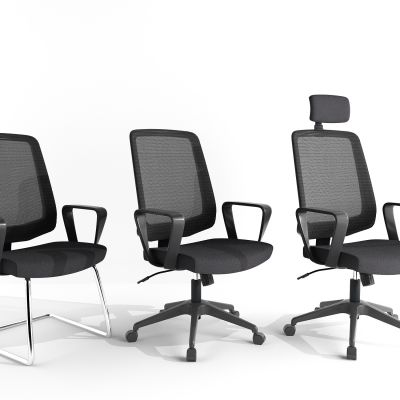 现代网格靠背办公椅