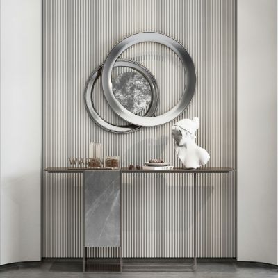 现代玄关端景台