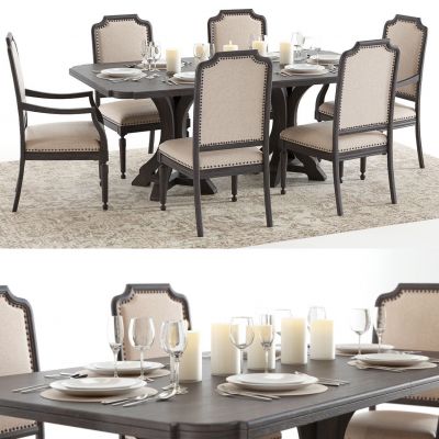 欧式古典餐桌椅