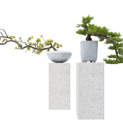 新中式植物盆栽