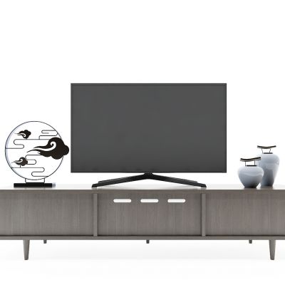 现代新中式电视柜