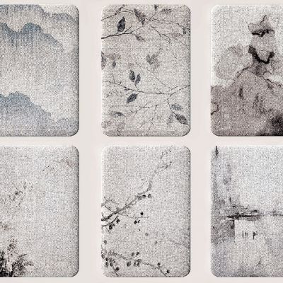 新中式布艺地毯